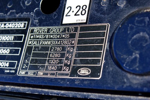 NO RESERVE! 1998 Range Rover P38a 2.5 DHSE For Sale (picture 91 of 103)