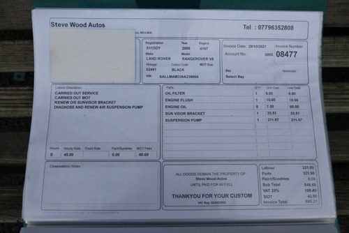 2006 Range Rover 4.2 Supercharged (L322) zum Verkauf (Bild 75 von 87)