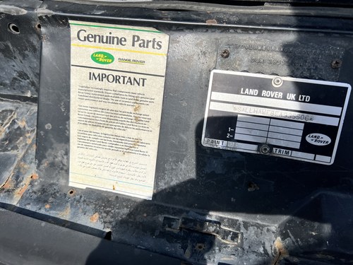 NO RESERVE - 1988 Land Rover Range Rover Classic For Sale (picture 46 of 47)