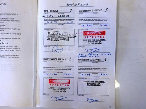 1995 Range Rover HSE Auto 4.6 (P38A) In vendita (immagine 93 di 105)