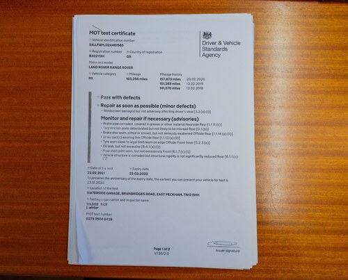 NO RESERVE - 2002 Range Rover 4.6 Vogue In vendita (immagine 193 di 207)