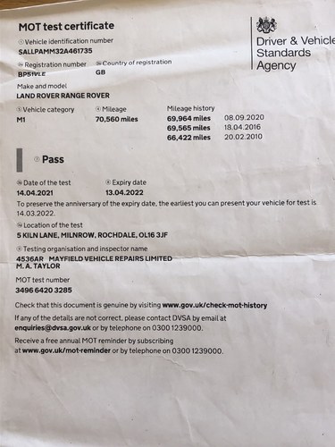 2002 Land Rover Range Rover P38 Westminster zum Verkauf (Bild 89 von 94)