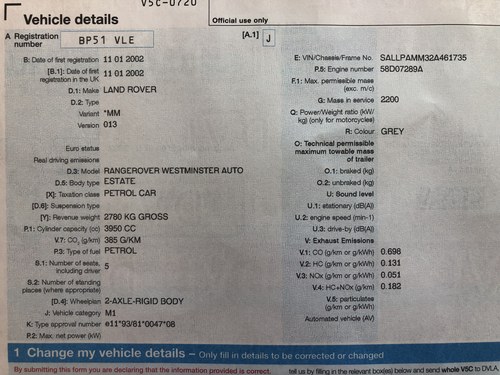 2002 Land Rover Range Rover P38 Westminster zum Verkauf (Bild 92 von 94)