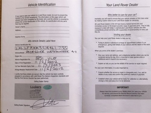 2002 Land Rover Range Rover P38 Westminster zum Verkauf (Bild 84 von 94)