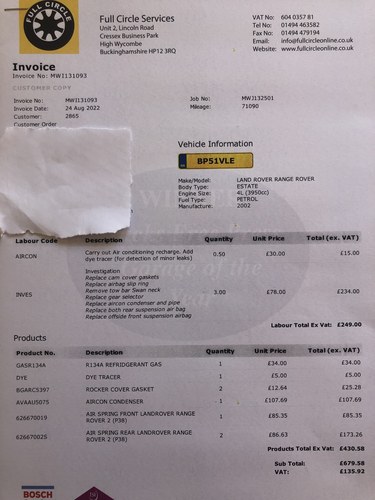 2002 Land Rover Range Rover P38 Westminster zum Verkauf (Bild 93 von 94)