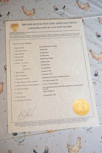 1973 Range Rover Suffix B In vendita (immagine 94 di 100)