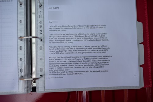 1975 Range Rover ‘Classic’ (Suffix D) LHD à vendre (picture 161 of 170)