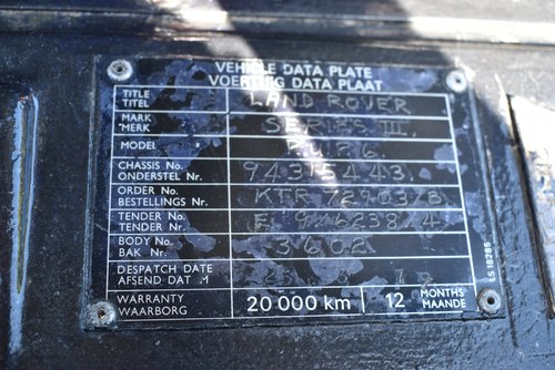 1979 Land Rover LWB Series 3 109 Station Wagon In vendita (immagine 82 di 121)