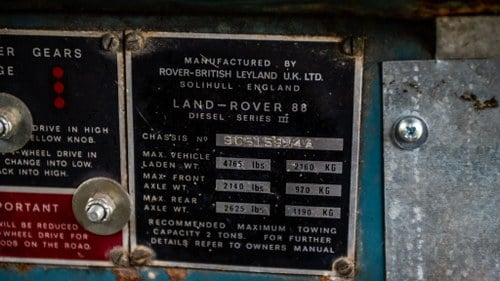 1976 Land Rover Series 3 In vendita (immagine 107 di 135)