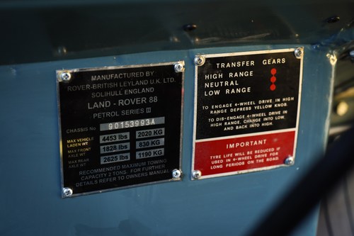 1979 Land Rover Series 3 For Sale (picture 47 of 148)