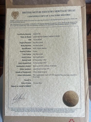 1958 Land Rover Series I 88” For Sale (picture 147 of 147)