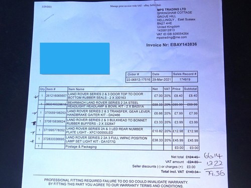 1968 Land Rover Series IIA In vendita (immagine 118 di 129)