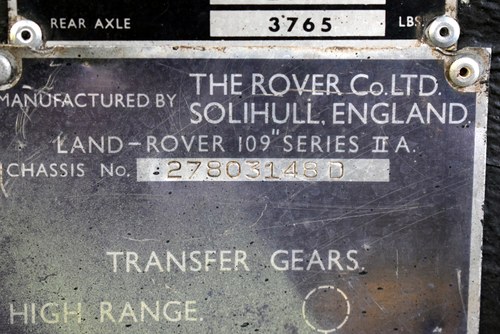 1976 Land Rover Series IIA 109” Station Wagon En venta (imagen 41 de 184)