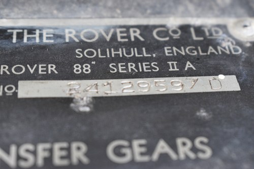 1967 Land Rover V8 Series 2A / 90 Hybrid For Sale (picture 58 of 70)