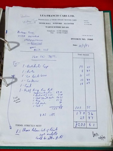 1950 Lea Francis 1.8 Four-Light Saloon à vendre (picture 73 of 78)