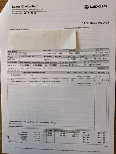 2003 Lexus GS430 SE Auto zum Verkauf (Bild 144 von 180)