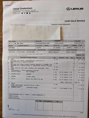 2003 Lexus GS430 SE Auto zum Verkauf (Bild 140 von 180)