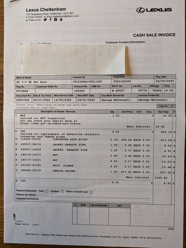 2003 Lexus GS430 SE Auto zum Verkauf (Bild 143 von 180)