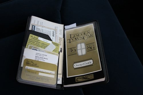 1986 Lincoln Town Car Signature Series In vendita (immagine 140 di 182)