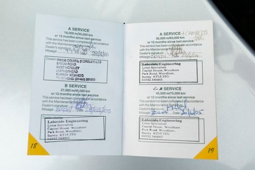 1999 Lotus Elise 111S In vendita (immagine 203 di 315)