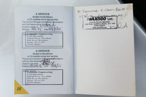 1999 Lotus Elise 111S In vendita (immagine 205 di 315)