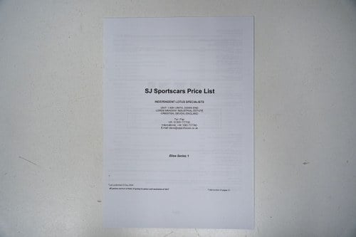 2000 Lotus Elise Type 49 For Sale (picture 237 of 237)
