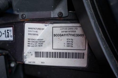 2000 Lotus Elise Type 49 For Sale (picture 121 of 237)