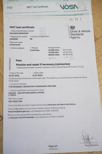 1992 Lotus Elan SE Turbo M100 Te koop (foto 153 van 166)