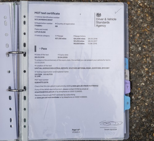 1999 Lotus Elise 111S à vendre (picture 185 of 193)