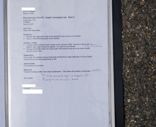 1999 Lotus Elise 111S à vendre (picture 169 of 193)