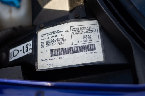 1998 Lotus Elise S1 In vendita (immagine 78 di 103)