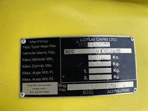 1980 Lotus Esprit S2.2 à vendre (picture 94 of 235)