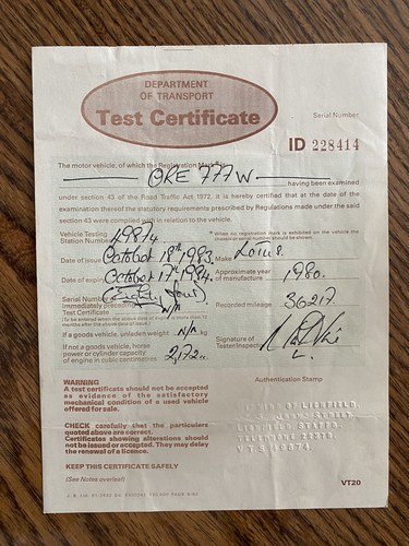 1980 Lotus Esprit S2.2 à vendre (picture 164 of 235)