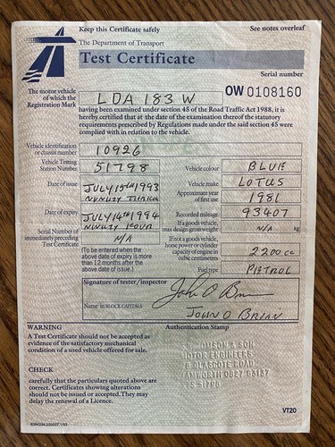 1980 Lotus Esprit S2.2 à vendre (picture 172 of 235)