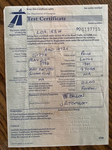 1980 Lotus Esprit S2.2 à vendre (picture 173 of 235)