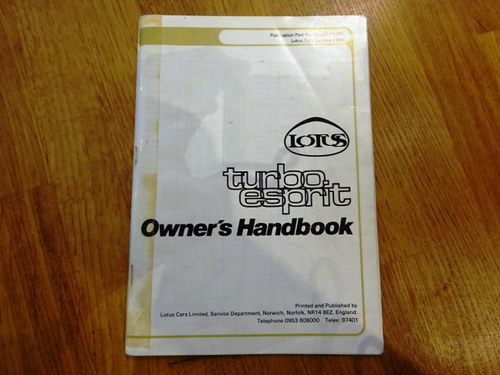 1986 Lotus Esprit Series 3 Turbo à vendre (picture 133 of 141)