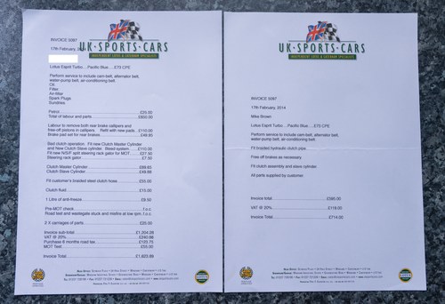 1988 Lotus Esprit Turbo (X180) En venta (imagen 154 de 158)