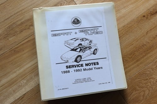 1988 Lotus Esprit X180 Turbo In vendita (immagine 140 di 157)