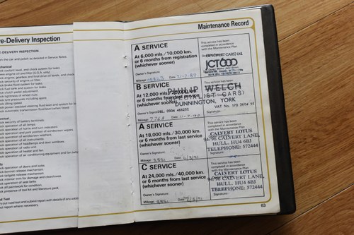 1988 Lotus Esprit X180 Turbo In vendita (immagine 144 di 157)