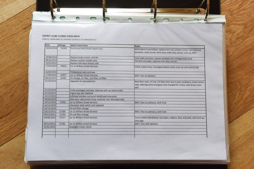 1988 Lotus Esprit X180 Turbo In vendita (immagine 156 di 157)