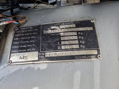 1986 Lotus Excel Te koop (foto 118 van 131)