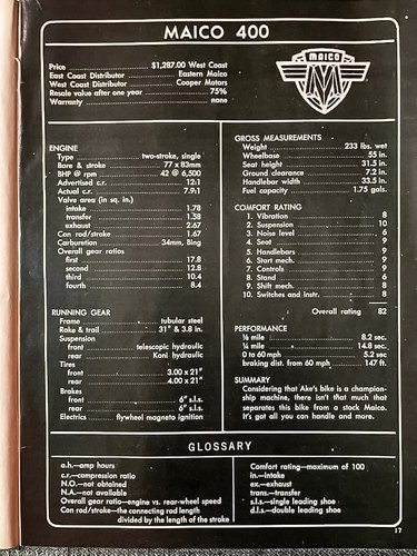 1976 Maico MC400AW à vendre (picture 113 of 113)