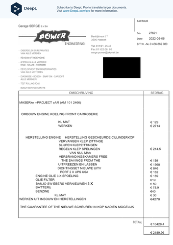 1962 Maserati 3500GT Spyder (LHD) In vendita (immagine 68 di 70)