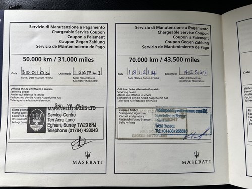 2003 Maserati 4200GT Coupé Cambiocorsa Te koop (foto 78 van 87)