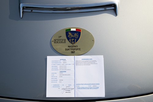 1967 Maserati Quattroporte I Series II 4200 à vendre (picture 82 of 82)