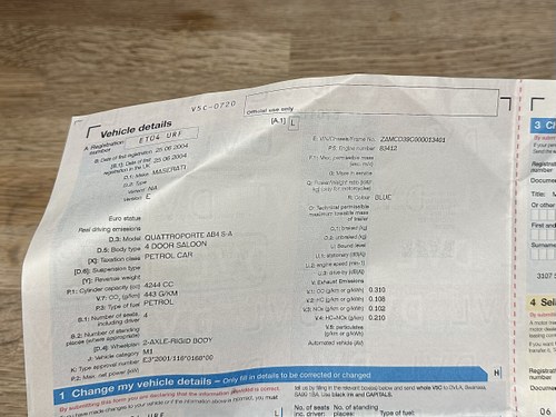 2004 Maserati Quattroporte zum Verkauf (Bild 136 von 136)