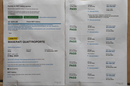 2007 Maserati Quattroporte In vendita (immagine 140 di 150)