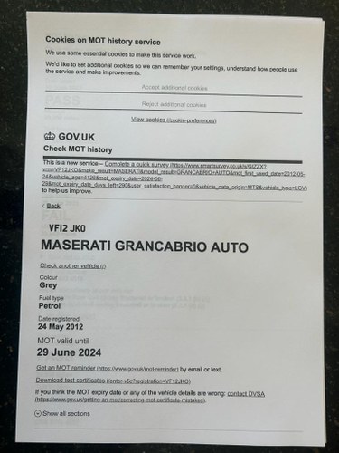 2012 Maserati GranCabrio Auto à vendre (picture 79 of 102)