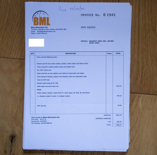 1972 Maserati Bora (LHD) zum Verkauf (Bild 175 von 190)