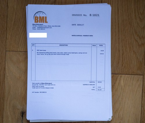 1972 Maserati Bora (LHD) zum Verkauf (Bild 179 von 190)